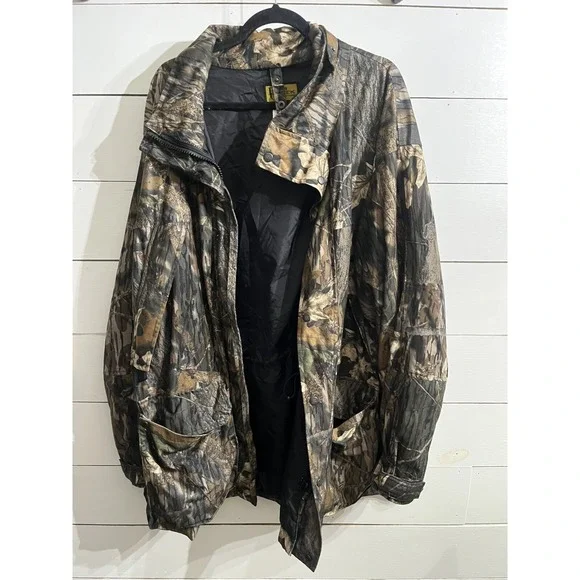 Camo Bear Creek Outfitters Coat Mens Large Heavy Duty Lined Hunting Outdoors XXL - Picture 4 of 16